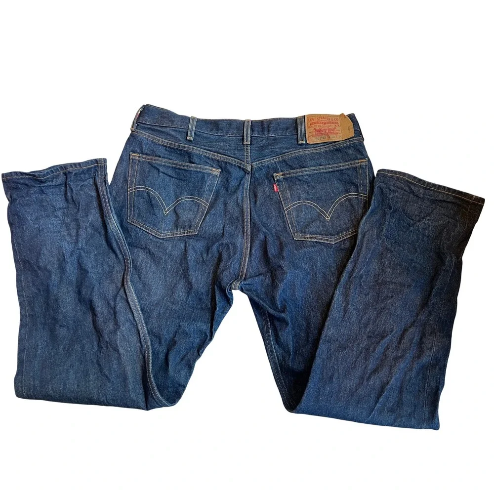 Levi's Vintage Clothing 501XX Dark Wash Denim Jeans Made in Mexico 40x36